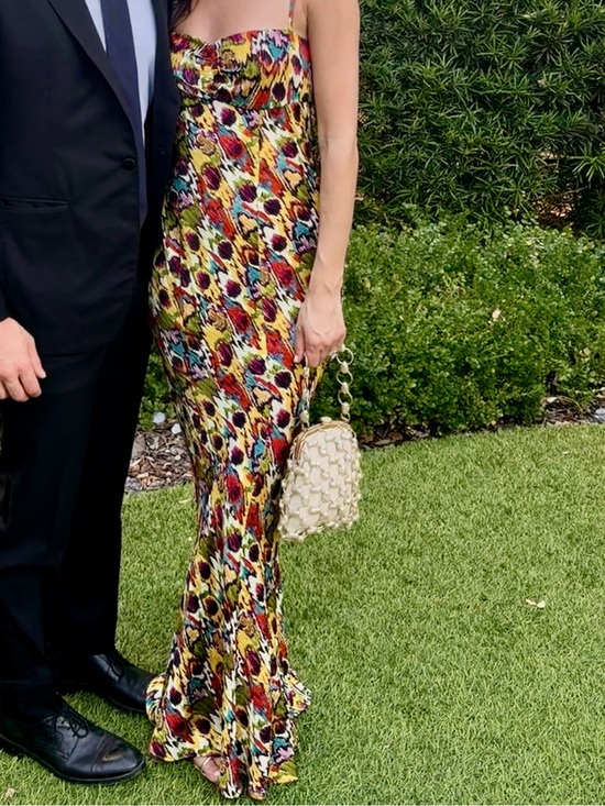 SALONI Dresses & Skirts - SALONI Multicolor Floral-Print Maxi Dress